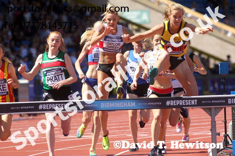 Womens 3000 metres steeplechase, World Championship Team Trials, Alexander Stadium, Birmingham
